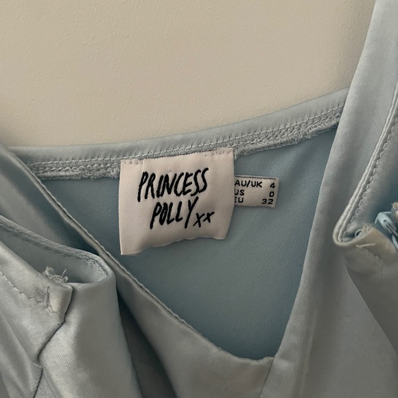 Princess Polly Maliha satin mini dress blue - Picture 5 of 6